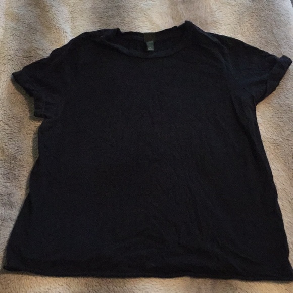 target cropped basic black tee - Picture 1 of 1